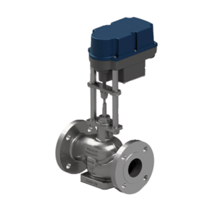 3 Way HB Control Valves with Electric Actuators