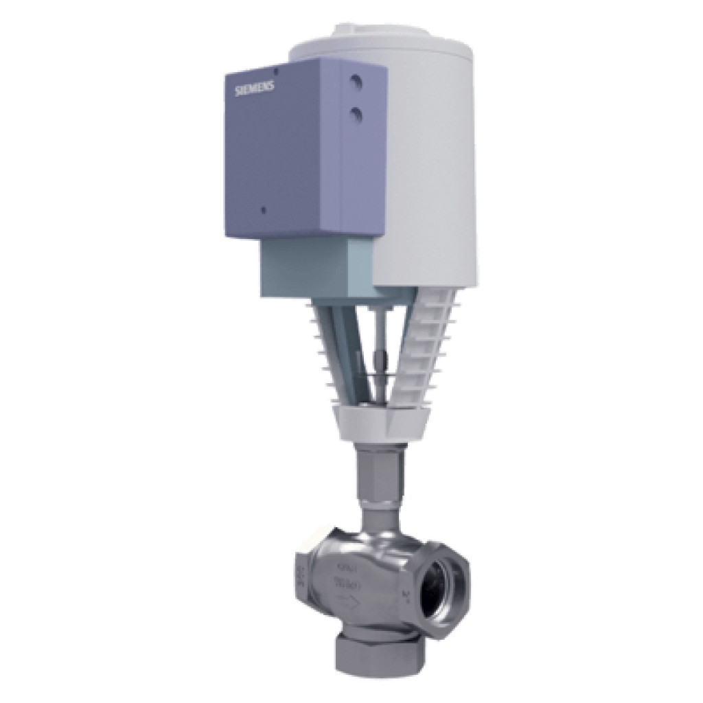 3 Way HB Control Valves with Electric Actuators and Spring Return