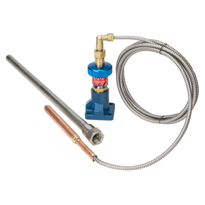 PT Temperature Pilot With Copper Bulb and Extended SS Thermowell
