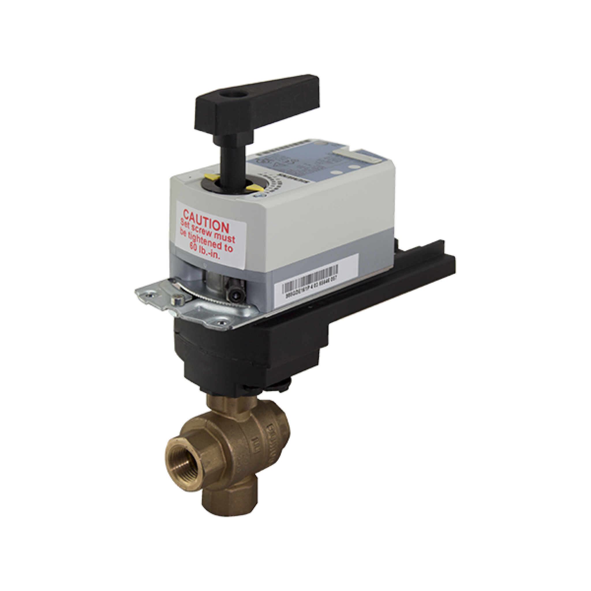 3 Way Siemens Ball Valve with Modulating Siemens Actuator