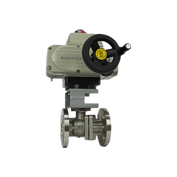 Flanged Full Port Ball Valve with Actuator
