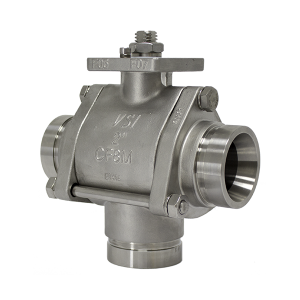 Grooved End 3 Way Ball Valve (Series 89GR)