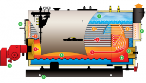 Powermaster WB-A2-3P Steam Boiler Diagram