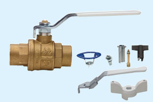 Lead Free Commercial Brass Ball Valve with Solder Ends Full Port
