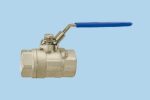 2-Piece Stainless Steel FNPT Full Port Ball Valve with Locking Handle