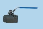 2-Piece Carbon Steel Full Port Vented Ball Valve with Locking Handle