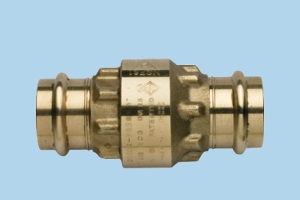 High Flow Lead Free Euro-Press In-Line Check-Press Valve