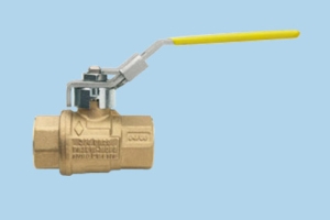 Commercial Brass FNPT Threaded Ball Valve with Latch Lock Handle