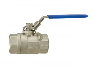 2-Piece Stainless Steel Full Port Vented Ball Valve with Locking Handle