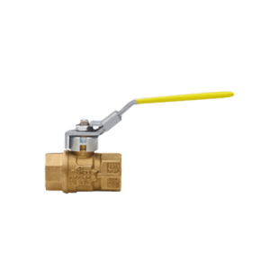 Compact Brass FNPT Threaded Ball Valve with Latch Lock Handle