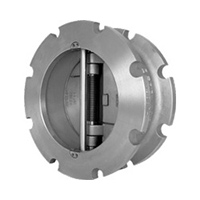 Stainless Steel 150 ANSI Dual Disc Wafer Type Check Valve