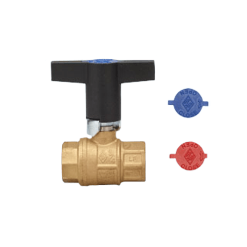 Lead Free Commercial Brass Ball Valve - Insulated Heating/Chilled Water