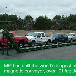 Beltless Magnetic Conveyors Wide Longest