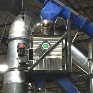 Magnetic Drum Separator and Housing Installed 1