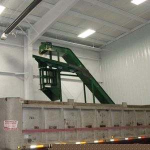 Steel Hinge Belt Conveyor Scrap Installed 2