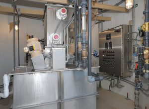 Silo Systems for Dry Chemical Storage and Feeding Interior