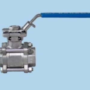 3 Piece Stainless Steel Ball Valve with Locking Lever