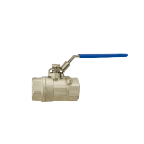 2-Piece Stainless Steel Ball Valve with Locking Handle