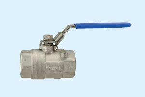 2-Piece Stainless Steel FNPT Threaded Ball Valve with Locking Handle