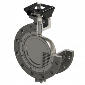 Diffuser-Plate Control Butterfly Valve