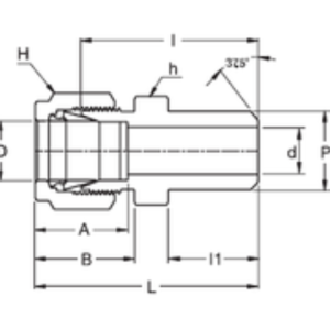 Male Pipe Weld End Connectors Dimensions