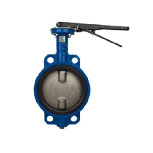 Manually Operated Butterfly Valve with Wafer Body