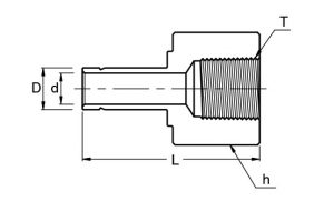 SFA Female Adapter Tube Connectors Dimensions