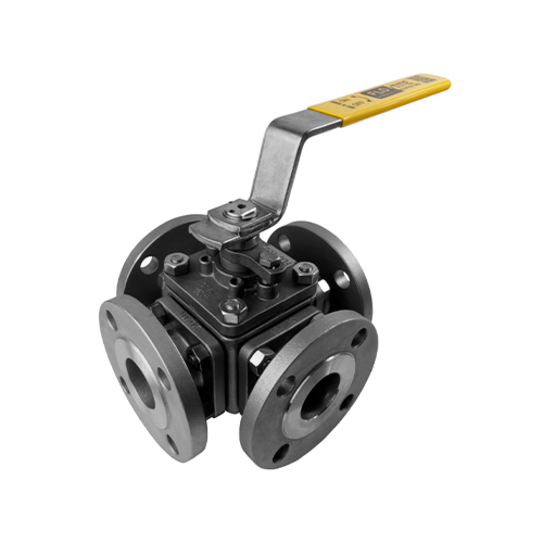 Trans-Flow Multi-Port 3 and 4 Way Ball Valve