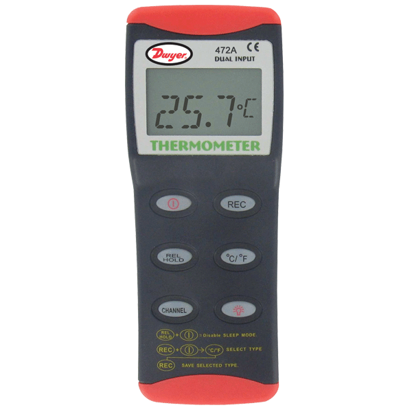 Model 472A-1 Dual Input Thermocouple Thermometer