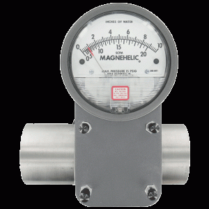 Series VFLO Venturi Flowmeter with Magnehelic Gage