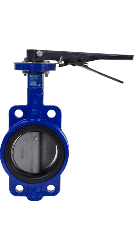 B154635 Cast Iron Resilient Seated Butterfly Valve