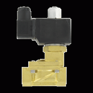 2-Way Guided Brass Normally Open Solenoid Valves