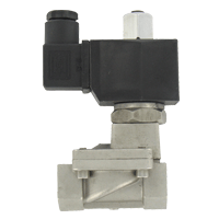 2-Way Guided Stainless Steel Normally Open Solenoid Valves