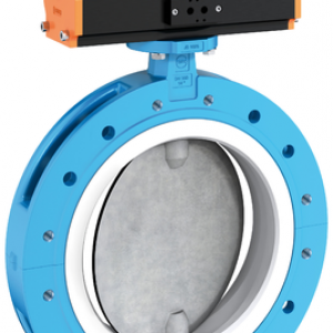 PTFE-Lined Butterfly Valve for the Chemical Industry