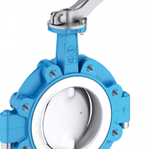 PTFE-Lined Lug Butterfly Valve for the Chemicals