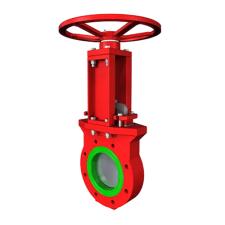 Urethane Lined Knife Gate Valve