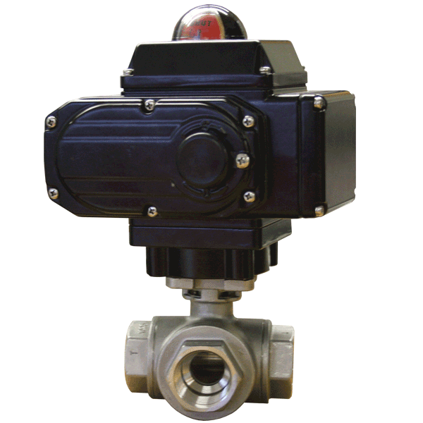 3-Way NPT Stainless Steel Ball Valve