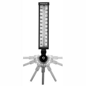Adjustable Angle Glass Thermometer