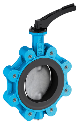 Resilient Seated Butterfly Water Valve Lug for End of Line