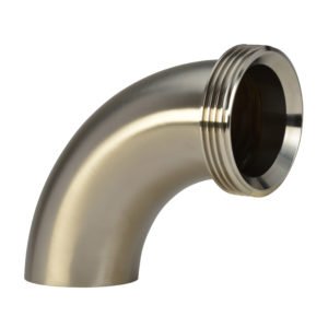 Polished 90° Threaded Bevel Seat By Weld Elbow