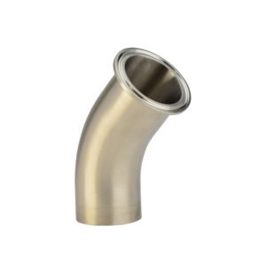 Polished 45°Clamp By Weld Elbow