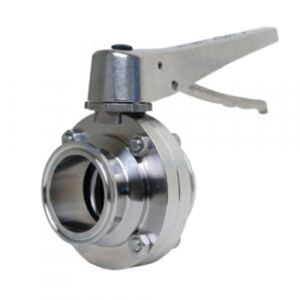 Clamp End Butterfly Valve SS Trigger Handle