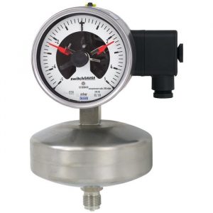632.51+8xx Capsule Pressure Gauge with Switch Contacts