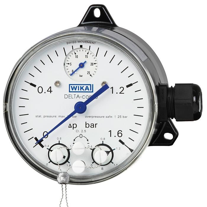 DPGS40TA Differential Pressure Gauge with Micro Switches