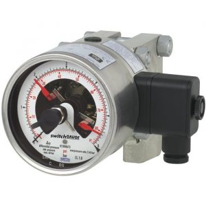DPGS43HP.100 DPGS43HP.160 Differential Pressure Gauge with Switch Contacts