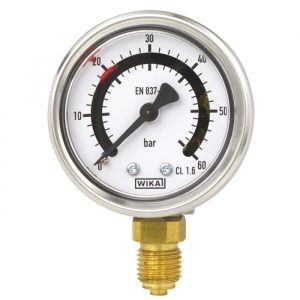 Bourdon Tube Pressure Gauge with 1-2 Fixed Switch Contacts