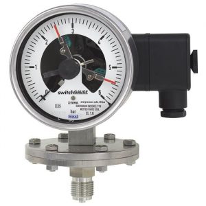 PGS43.100 PGS43.160 Diaphragm Pressure Gauge with Switch Contacts