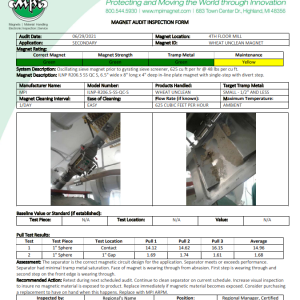 Sample Magnet Audit Report