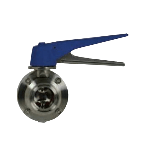 Butterfly Valves Clamp End With Trigger Handle