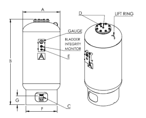 Pressure Booster Tanks Specifications